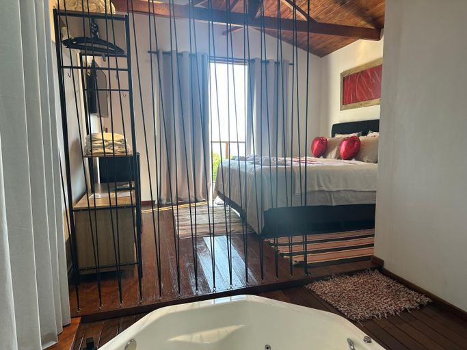 Bedroom 2, Pousada Dona Pedra - Cabana Jaspe, Córrego do Bom Jesus