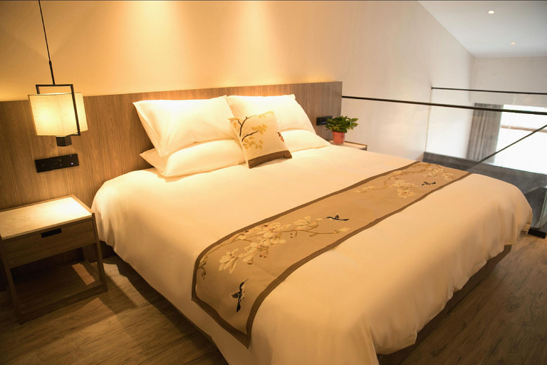 Bedroom 3, Floral Lux Hotel·Mangu Manxin hot spring homestay, Nanjing