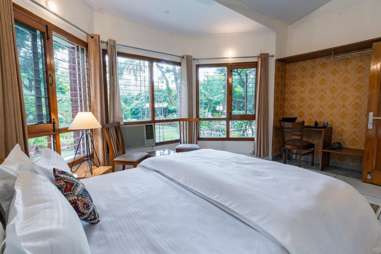 Bedroom 2, SaffronStays Doon Garden Villa - near The Doon School, Dehradun