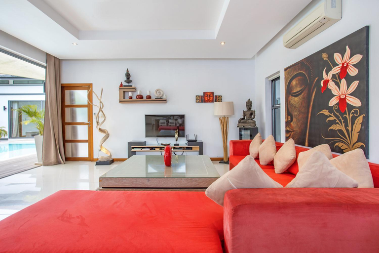 Bedroom, Modern 4BR Pool Villa Virginie, Phuket Island