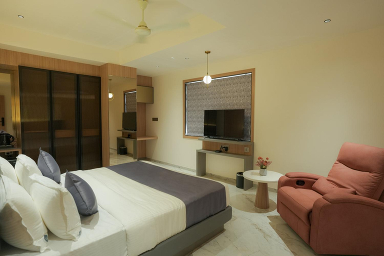 Bedroom 4, Sudarshan Palace By Spree, Devbhumi Dwarka