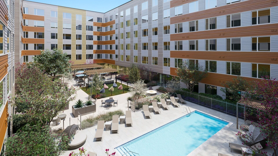 Pool 3, Hyatus Curated Residences Everett, Middlesex