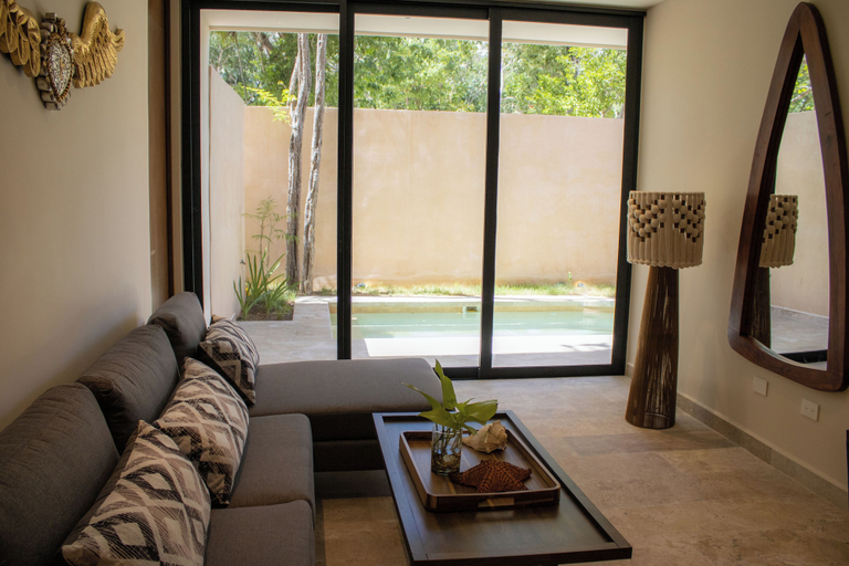 Living room 2, Peregrina Tulum 101A 2BR Luxury Condo, Cozumel