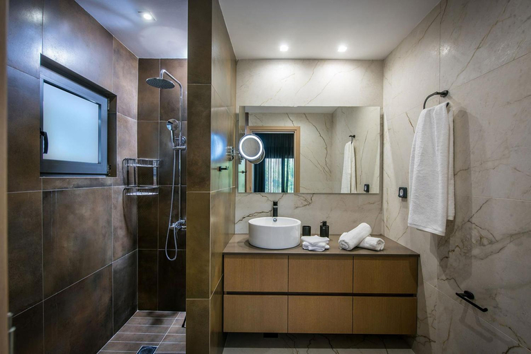 Bathroom 5, Villa Amo With Private Pool, Crete
