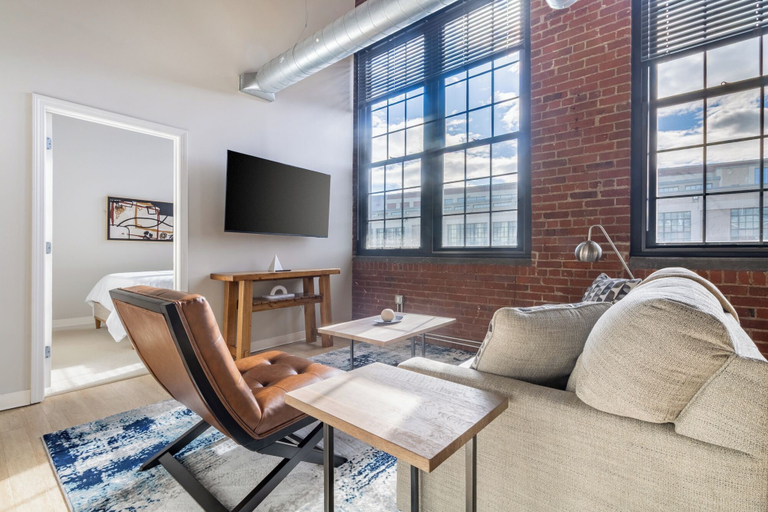 Living area 3, Landing Apartments Prospect Hill Historic District, New Haven