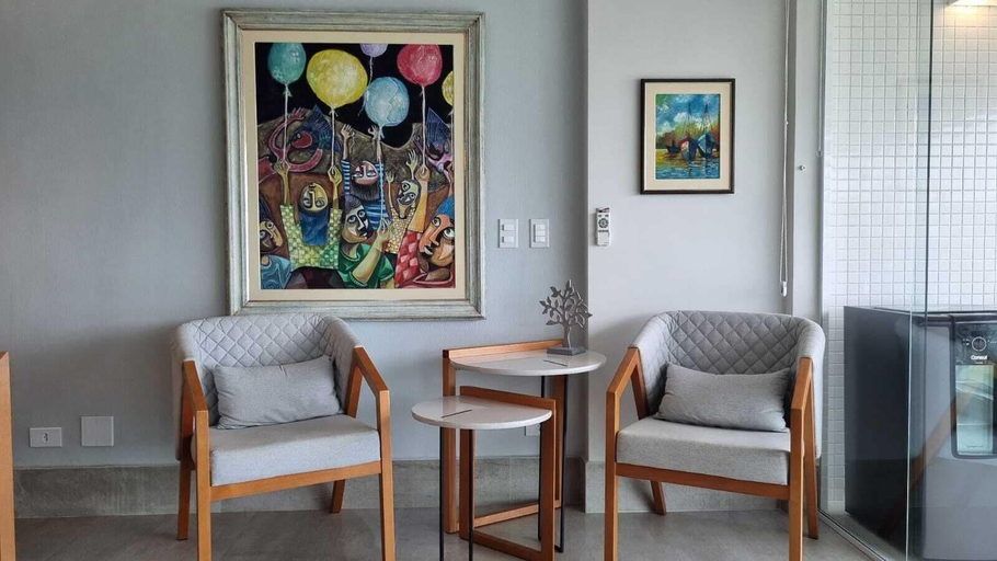 Living room 4, Condomínio Piquiú, Guarujá