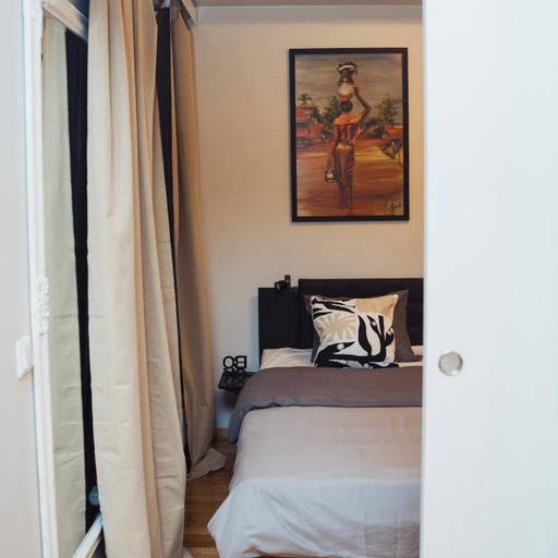 Bedroom 5, Cozy 2 room apartment with a private sauna, Uusimaa