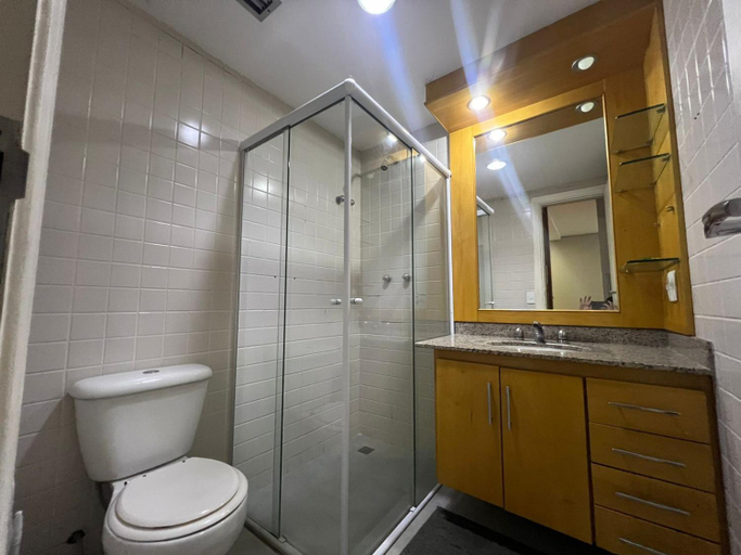 Bathroom 3, Hotel Flat Moema UH 715, São Paulo