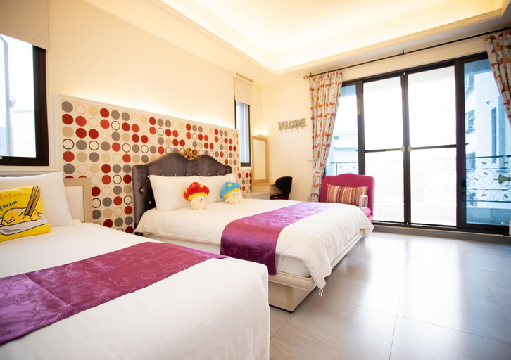 Bedroom 2, Happiness Has Arrived – Free Parking, Elevator, Pet-Friendly, Near Hualien Railway Station, Hualien