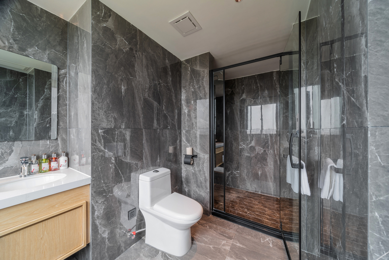 Bathroom 3, Borrman Hotel Nantong Haohe Scenic Area, Nantong