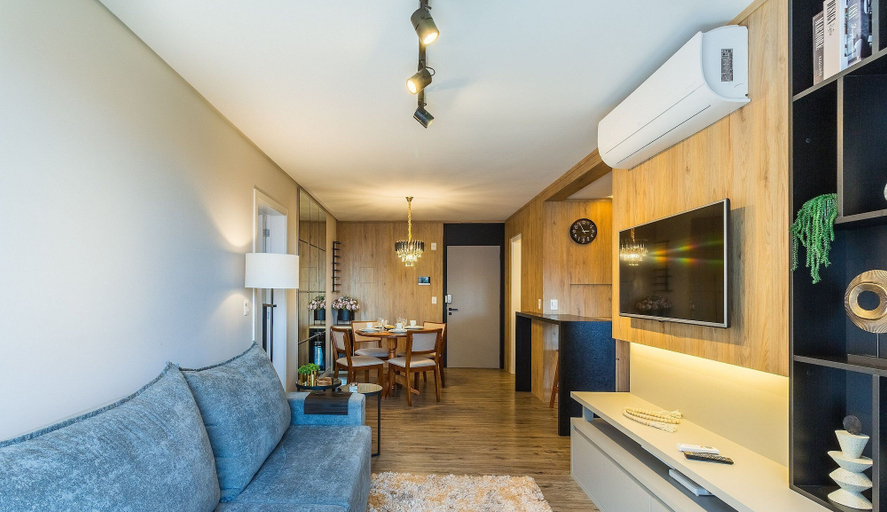 Living area 2, Charming apartment with fireplace in Gramado STA0305, Gramado