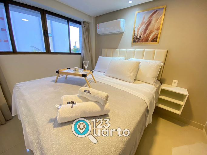Bedroom 3, Gold Flat Cabo Branco by 123Quarto Hospedagem, João Pessoa
