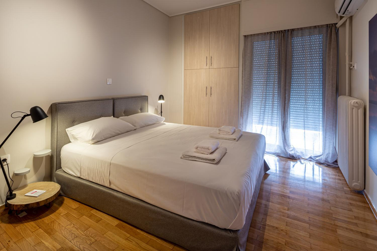 Bedroom 1, Demetra - Koukaki center apartment, Attica