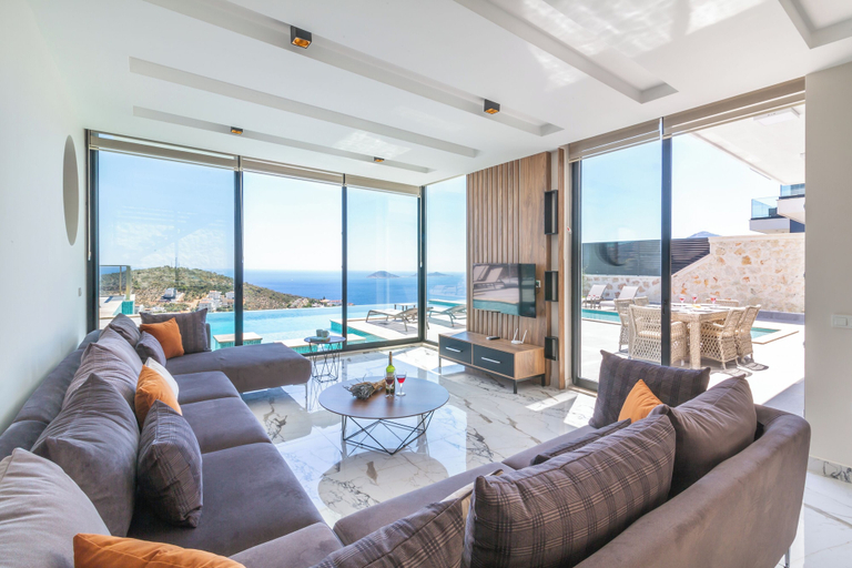 Living area 2, Eco Villa Mirada, Kaş