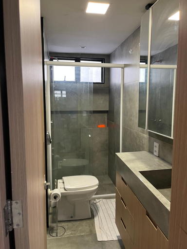 Bathroom 5, Iracema Residence Hotel Flat, Fortaleza