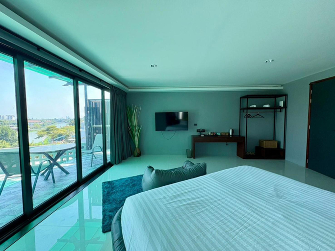 Bedroom, Chainam-Charmchuree residences cafe and spa, Bang Bua Thong