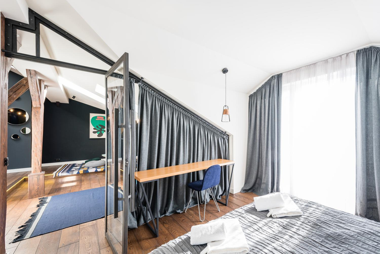 Bedroom 2, Wegierska Luxury Lofts WAWELOFTS, Kraków City