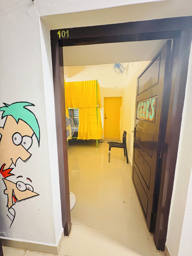 Room 2, Yes Hostel Varkala, Thiruvananthapuram