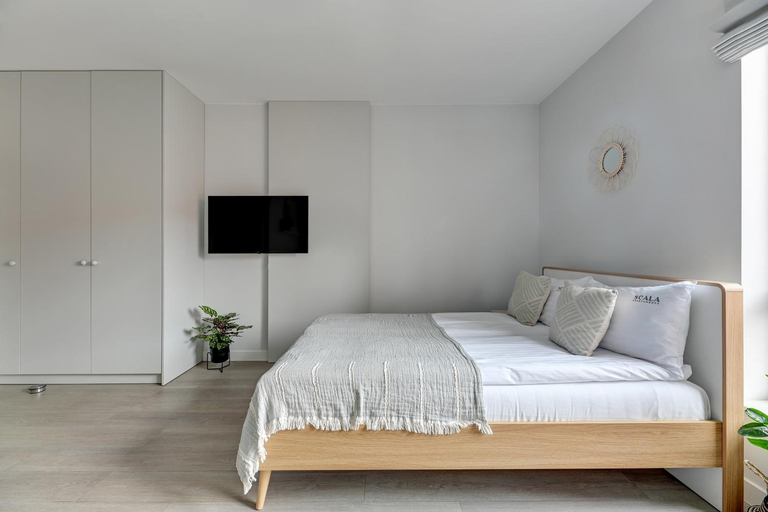 Bedroom, Scala City Center Apartments & Studios by Lion Apartments, Gdańsk City