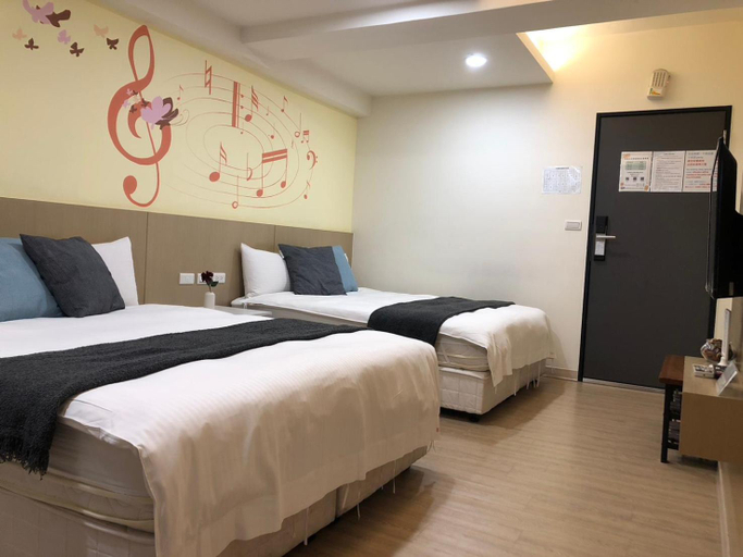 Bedroom 4, Formosa Boulevard Music City INN, Kaohsiung