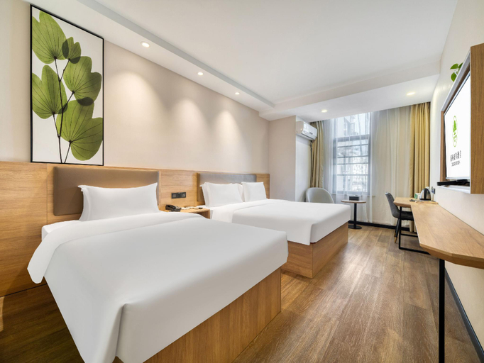 Bedroom 3, GreenTree Inn HuZhou AnJi YingBin Avenue Express Hotel, Huzhou