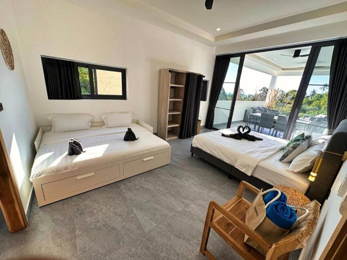 Bedroom 2, VILLA CHLOE - SEAVIEW - 4 Bedrooms, Ko Samui