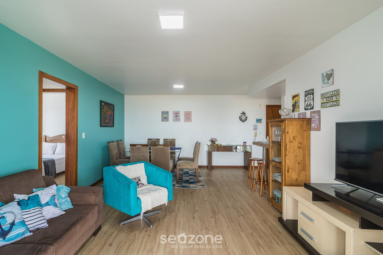 Living area, Side Sea View Apart 120m From the Beach EEI0303, Barra Velha