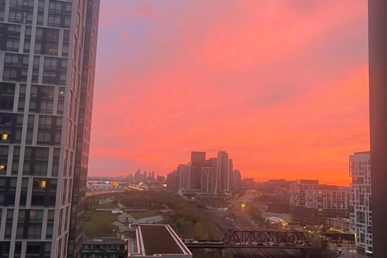 View from property, Breathtaking Toronto Waterfront 1+1 2BR CN Tower, Lake & City Sunset Perfection, Toronto