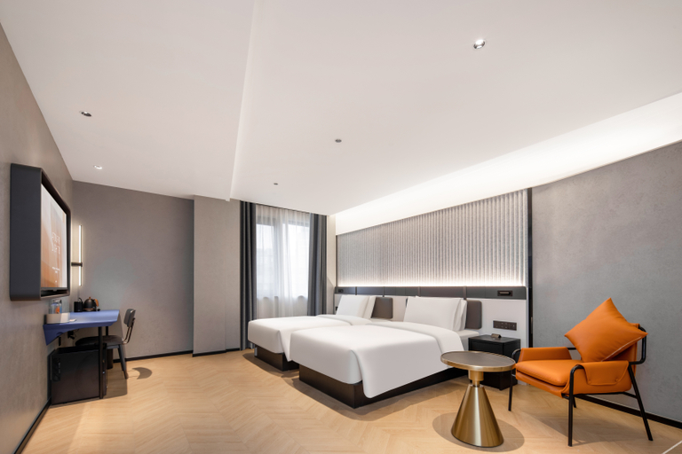 Bedroom 2, Atour Light Hotel Zhoushan Dinghai Renmin South Road, Zhoushan