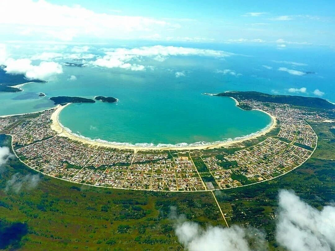 Aerial view 3, Casa com piscina a 250m da Praia PLH006, Palhoça