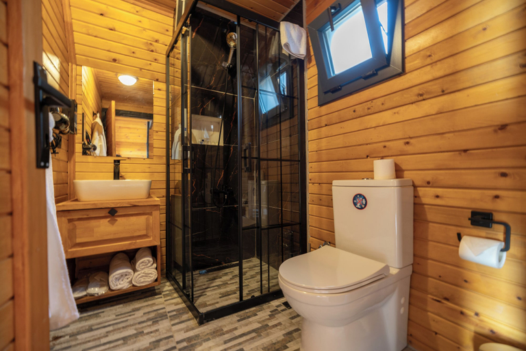 Bathroom, Roseira Bungalov, Milas