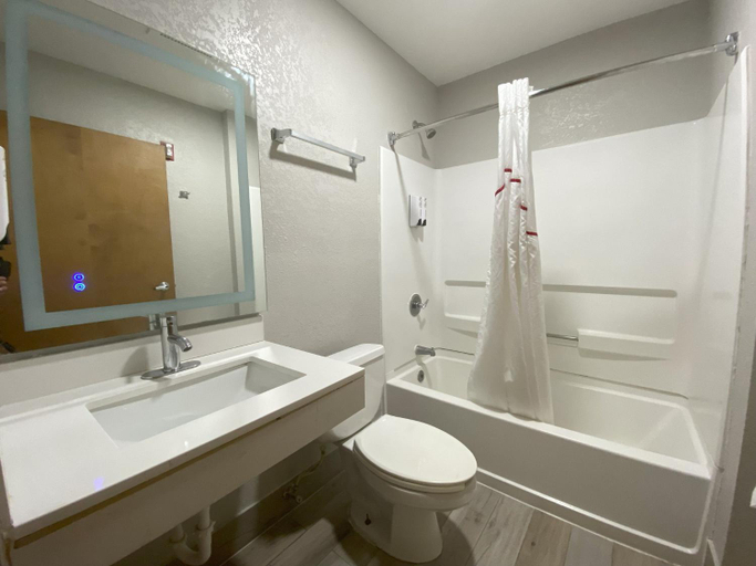Bathroom 4, Red Roof Inn Winston-Salem, Forsyth