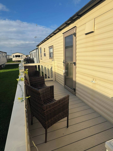Terrace/patio, 3 Bedroom Stunning Caravan Justin, Denbighshire
