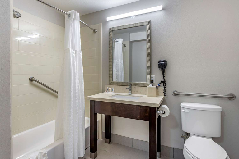 Bathroom 4, Comfort Inn & Suites North Little Rock JFK Blvd, Pulaski