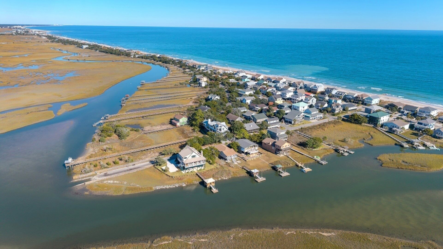 Aerial view 2, Santorelli's Seaside Serenety 4 Bedroom Home, Georgetown