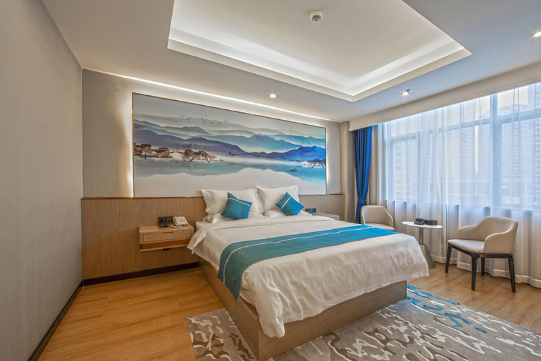 Bedroom 2, GreenTree Eastern Hotel Duyun Weng'an County Jinmei Times Bus Station, Qiannan Buyei and Miao