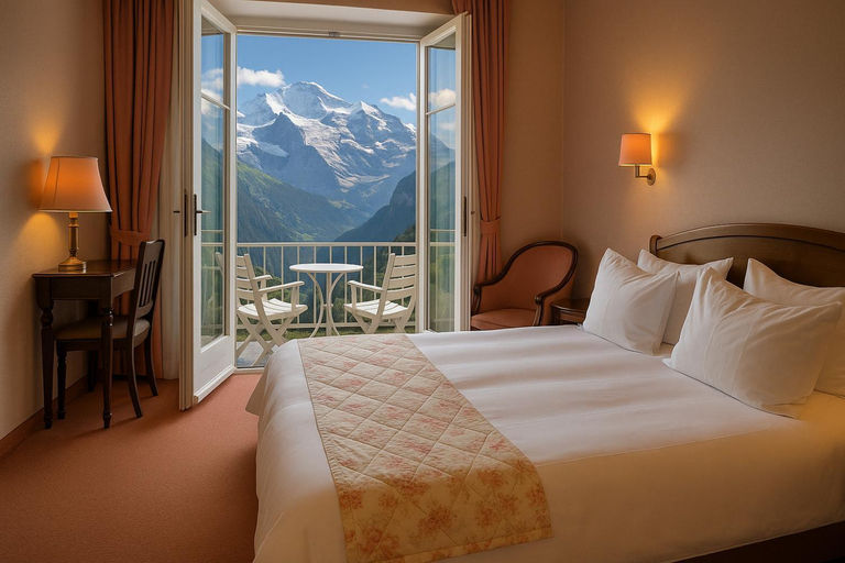 Bedroom 2, Hotel Regina, Interlaken