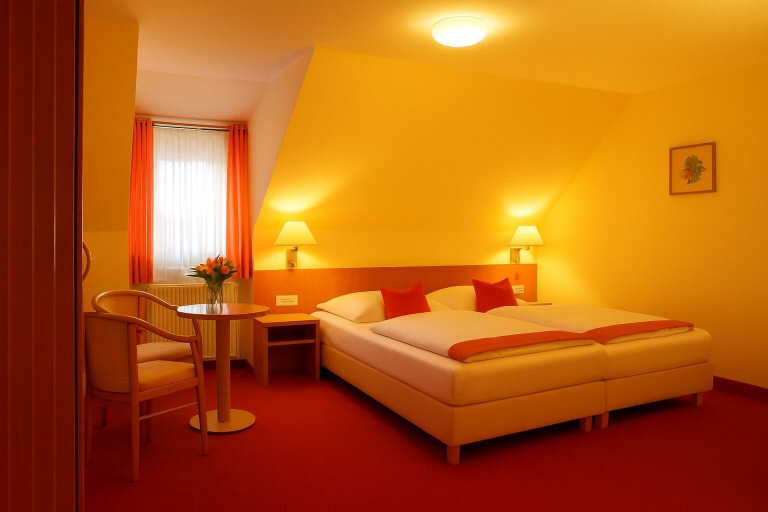 Bedroom 4, Hotel-Restaurant Zum Kirschbaum, Würzburg
