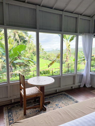 View from room 3, Frame Cabin with Endless Rice Field View, Tabanan