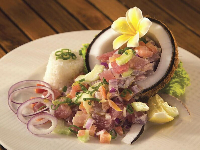 Dining, Te Manu Lodge Tikehau, Bora Bora