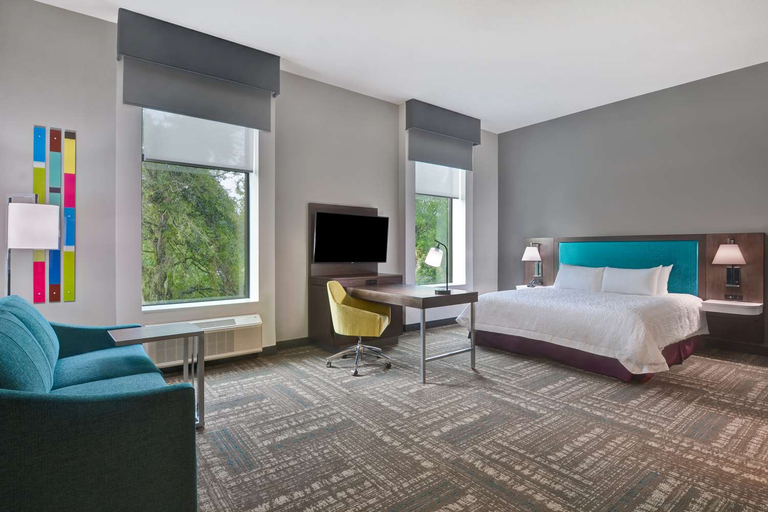 Bedroom 3, Hampton Inn & Suites Tampa Riverview Brandon, Hillsborough