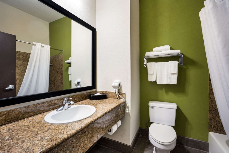 Bathroom 4, Sleep Inn & Suites Valdosta Mall Area, Lowndes