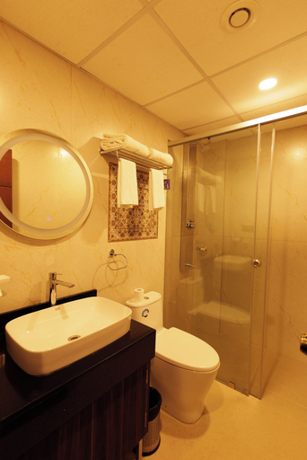 Bathroom 4, Anasvara Hotels, Mysore