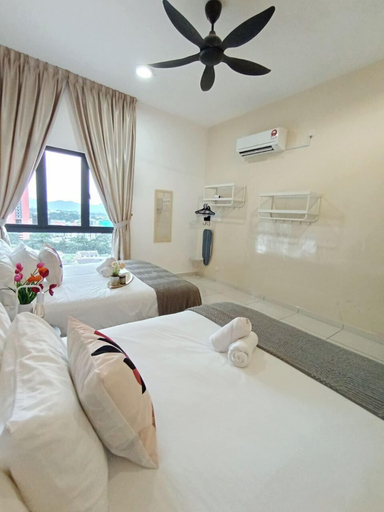 Bedroom 4, Skyline Suites l The Horizon Ipoh by Grab A Stay l 1-8pax, Kinta