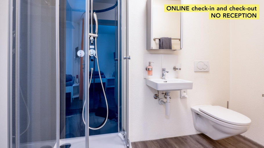 Bathroom 4, Anstatthotel Zug - app self-check-in, Zug