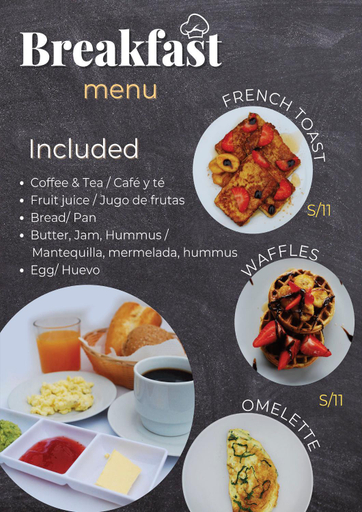 Food & Drinks 3, 1900 Backpackers Hostel, Lima