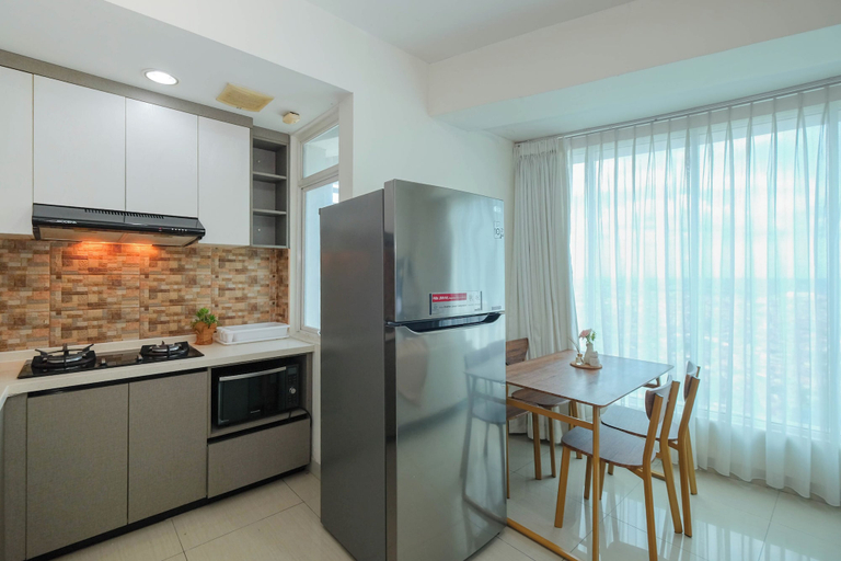 Private kitchen, Spacious 2Br Near Mall At Grand Kamala Lagoon Apartment, Bekasi