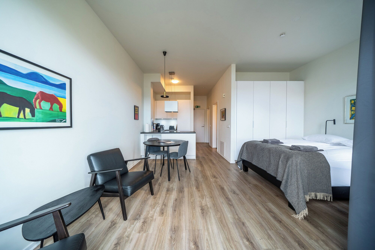 Bedroom 3, Hafnir Apartments, Eyrarsveit