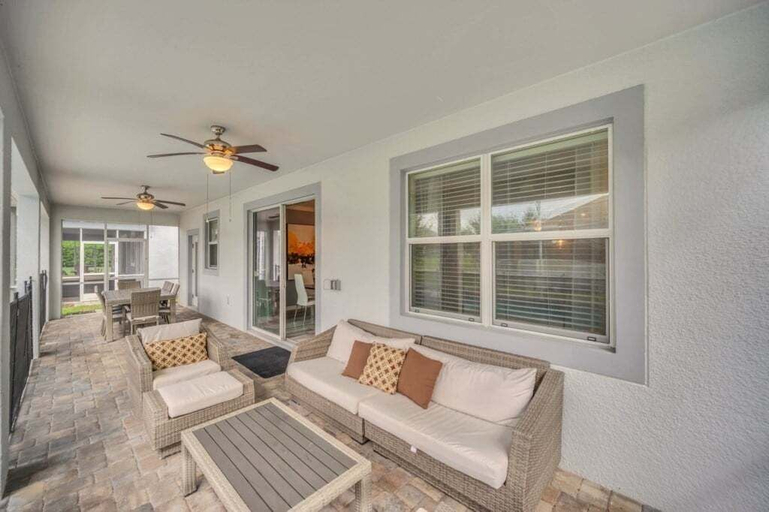 Terrace/patio, Modern Beautiful Private Pool Home! 9 Bedroom Villa, Osceola