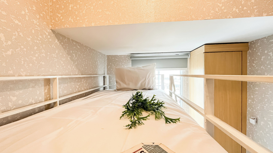 Room 5, Minimalist Wooden Tone 2Br At Tokyo Riverside Pik 2 Apartment, Tangerang